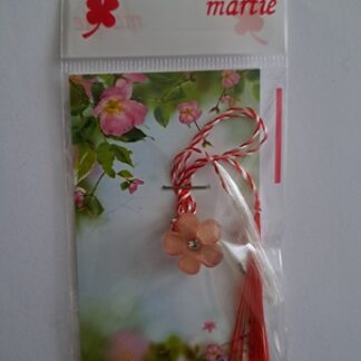 Roze bloemetje broche